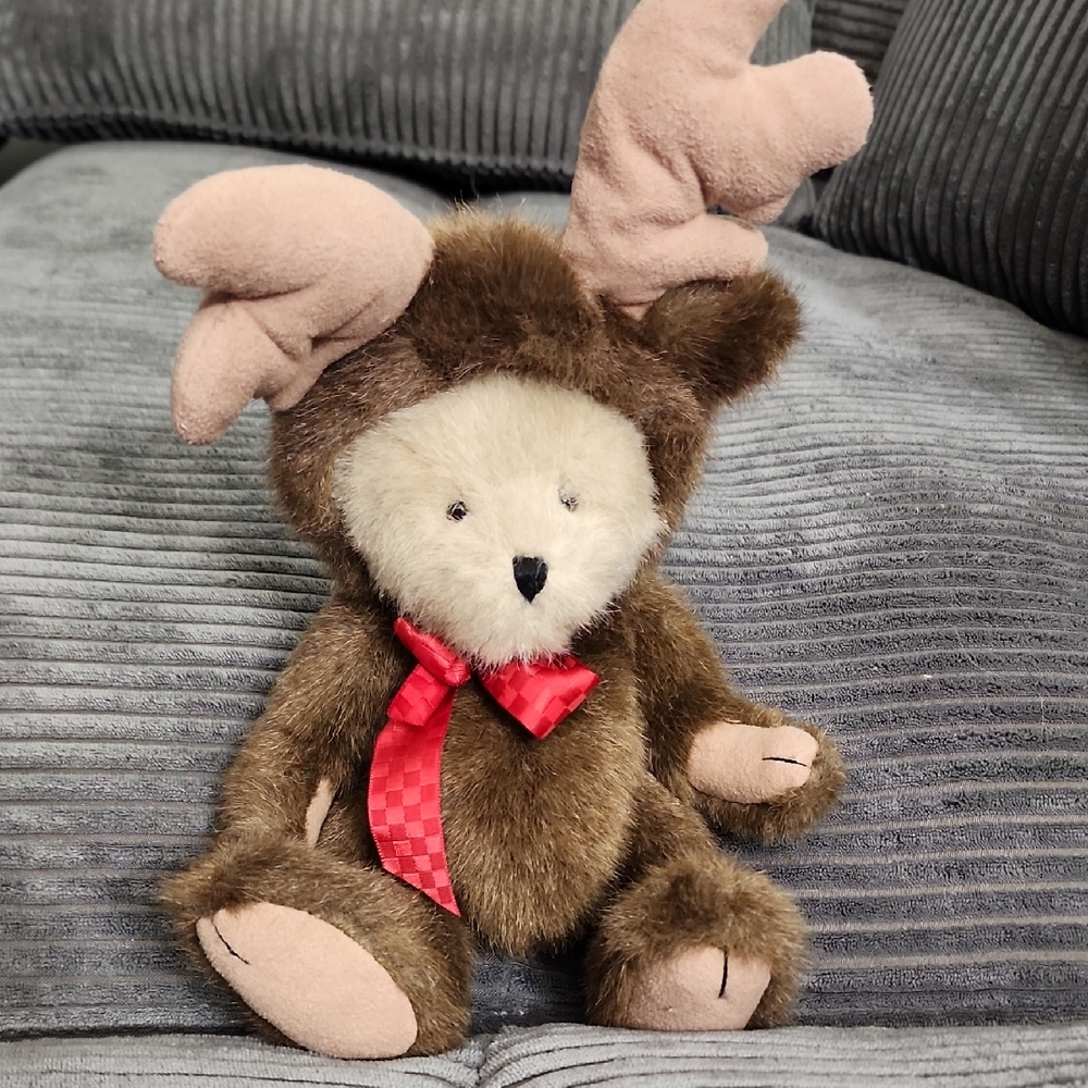 Boyds Bears Bearwinkle Beanie Plush‎ Reindeer Costume Harry & David Exclusive